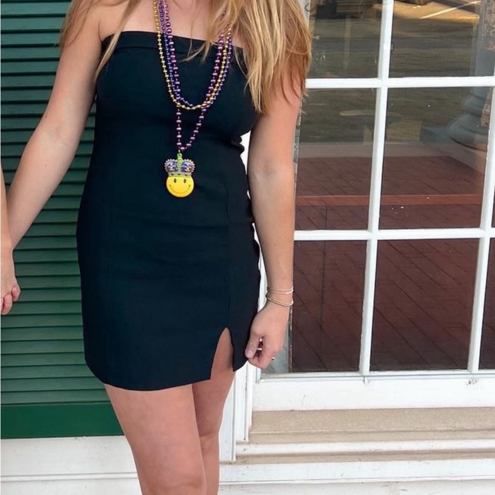 Black semi dress